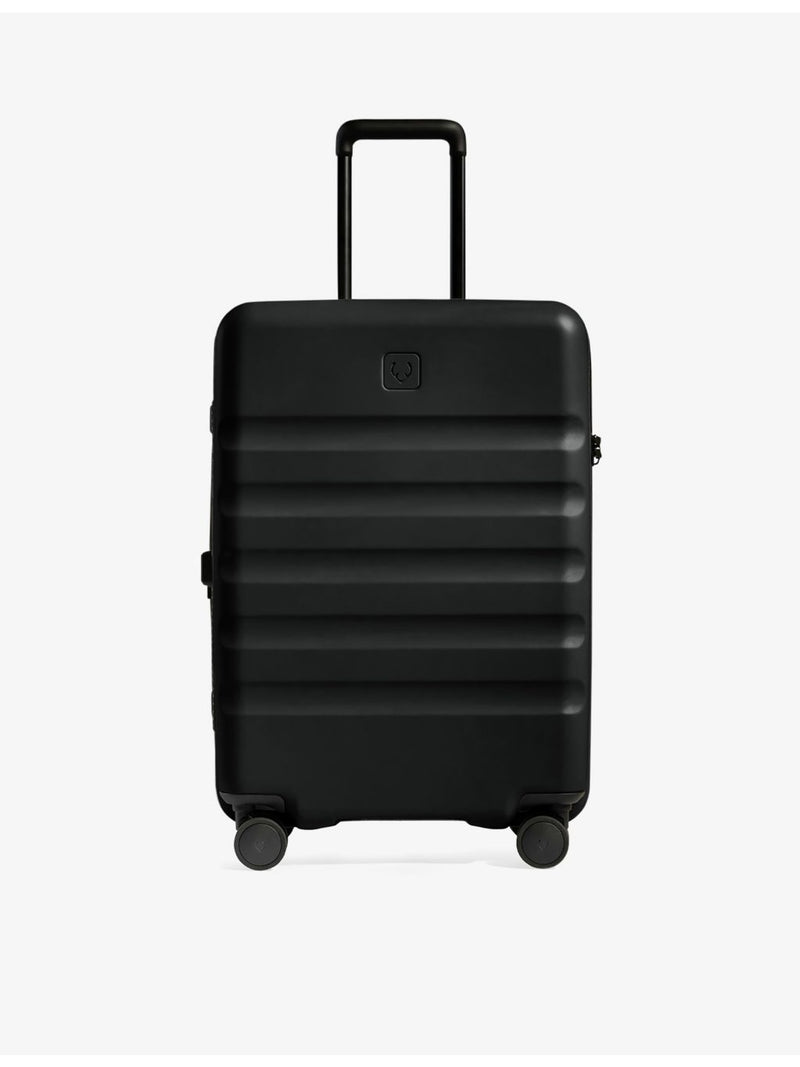Antler Icon Stripe medium hard-shell suitcase 67cm, imported from the UK