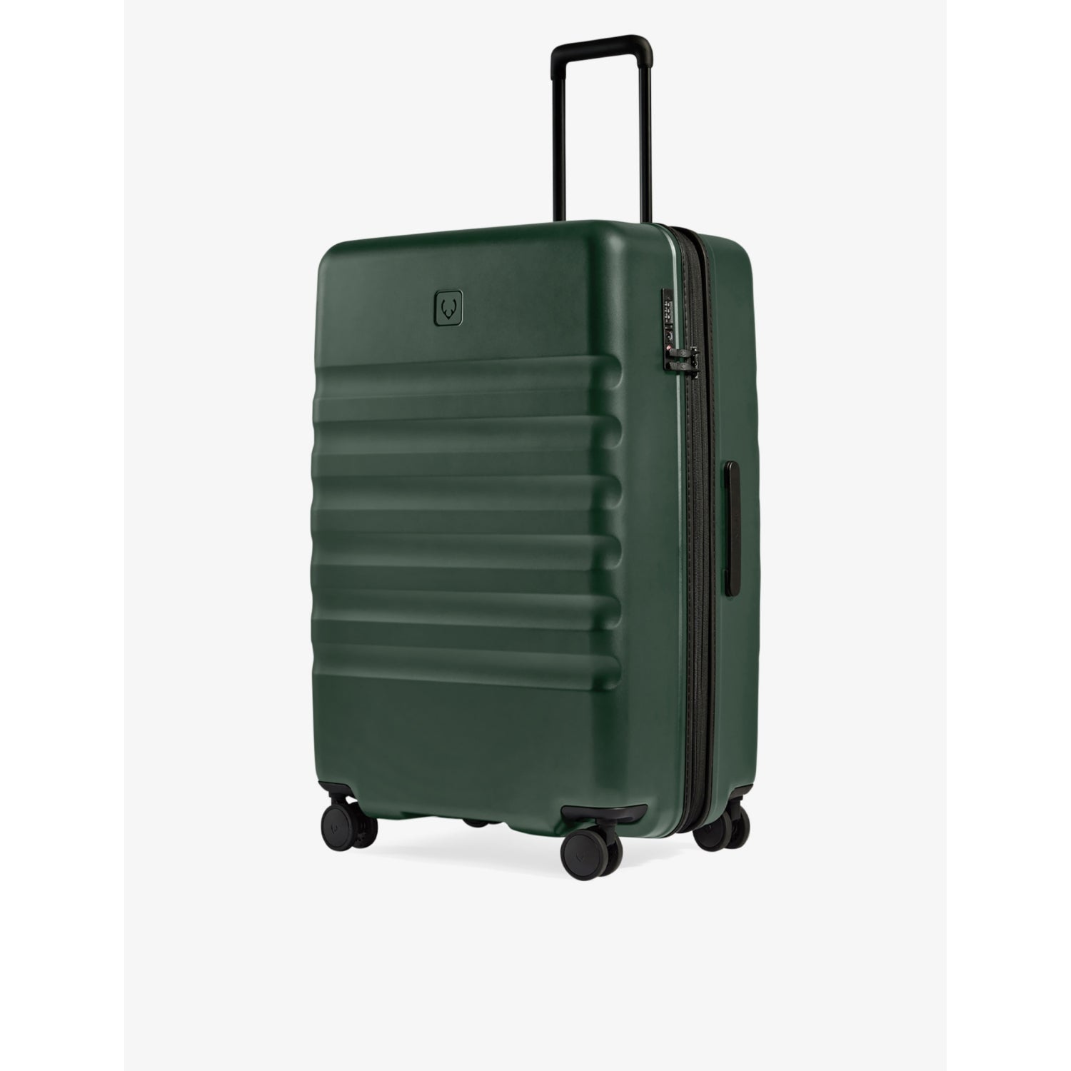 Antler Icon Stripe large hard-shell suitcase 78.5cm, imported from the UK