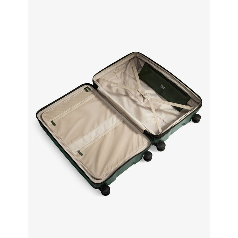 Antler Icon Stripe large hard-shell suitcase 78.5cm, imported from the UK