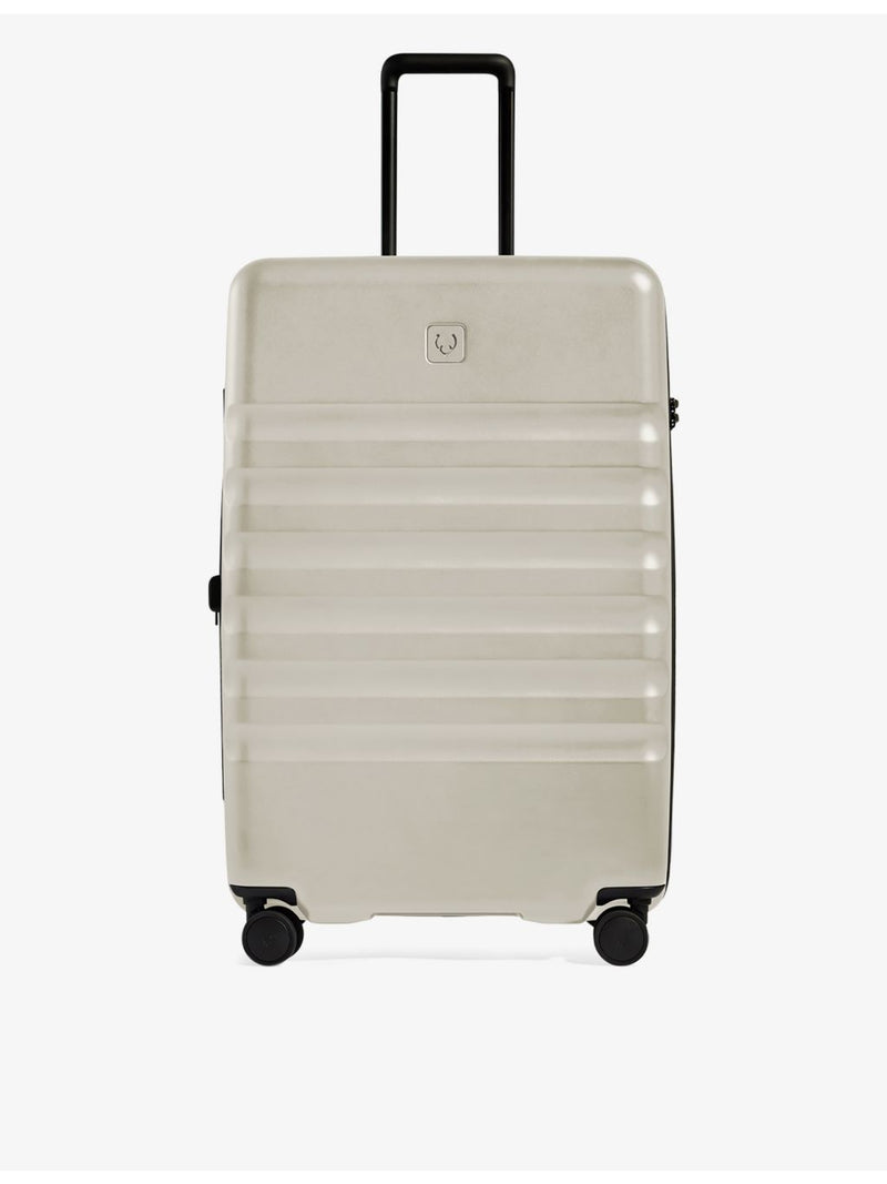 Antler Icon Stripe hard-shell suitcase 78.5cm, imported from the UK