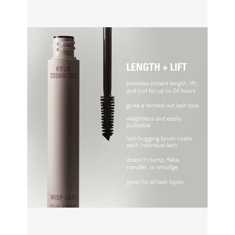 Kylie by Kylie Jenner Wisp Lash mascara 12ml, imported from the UK