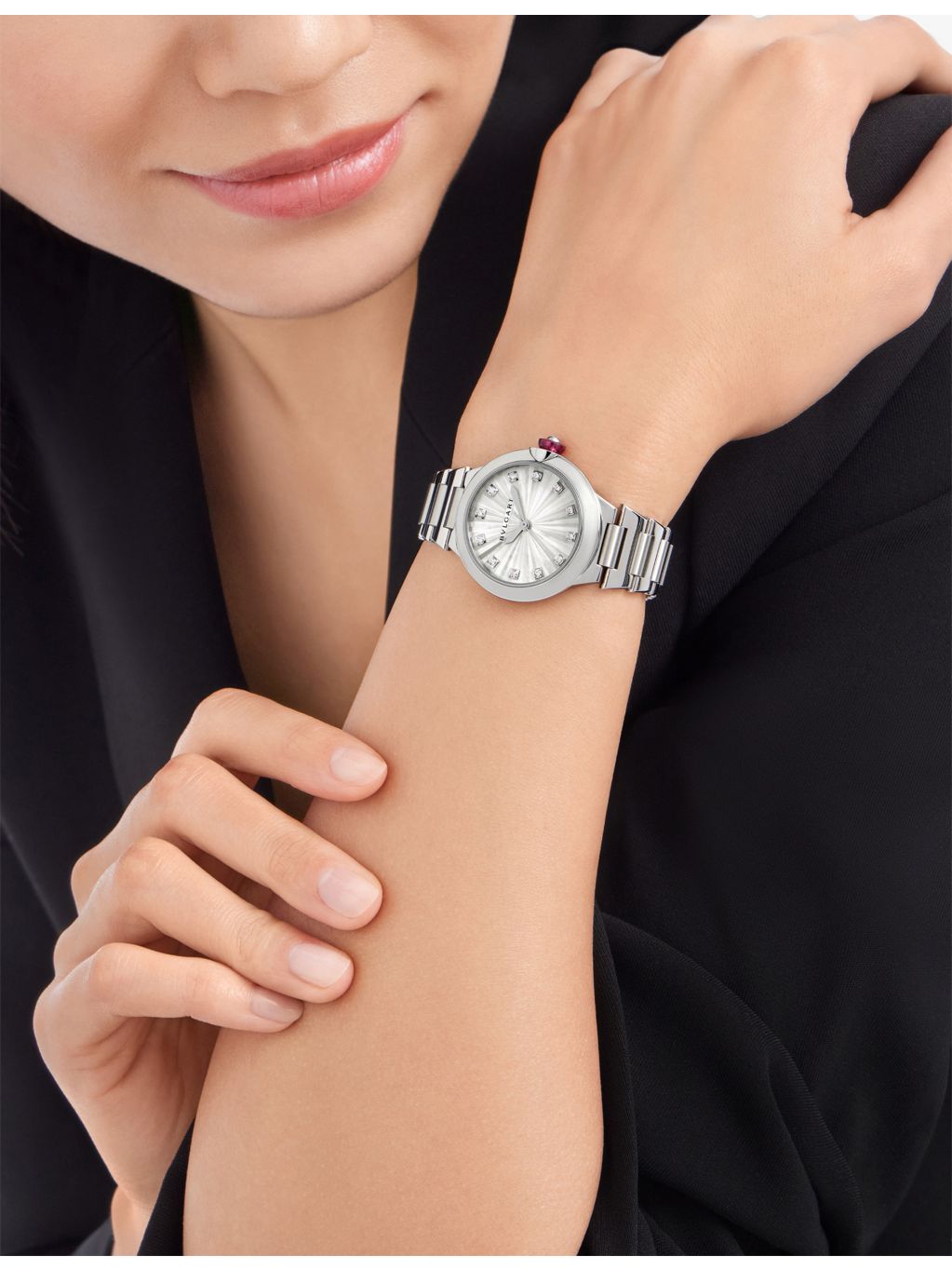 Bulgari Lvcea automatic watch 33mm, imported from the UK