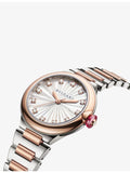 Bvlgari Lvcea rose gold diamond automatic watch 33mm (British brand)