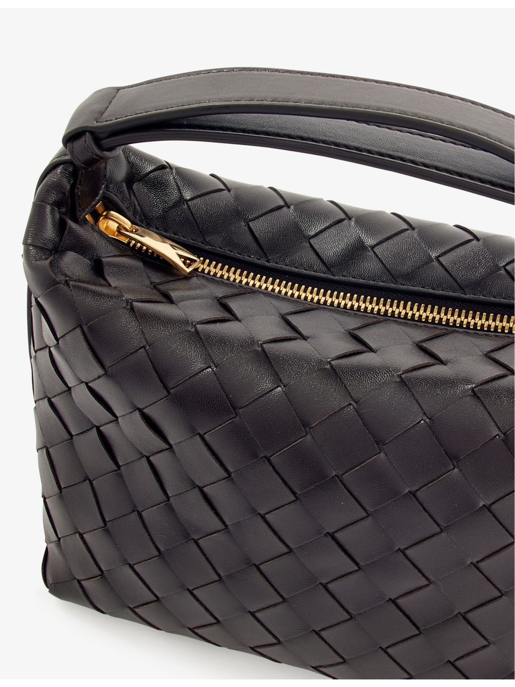 Bottega Veneta Wallace mini leather top-handle bag (British brand)