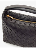 Bottega Veneta Wallace mini leather top-handle bag (British brand)