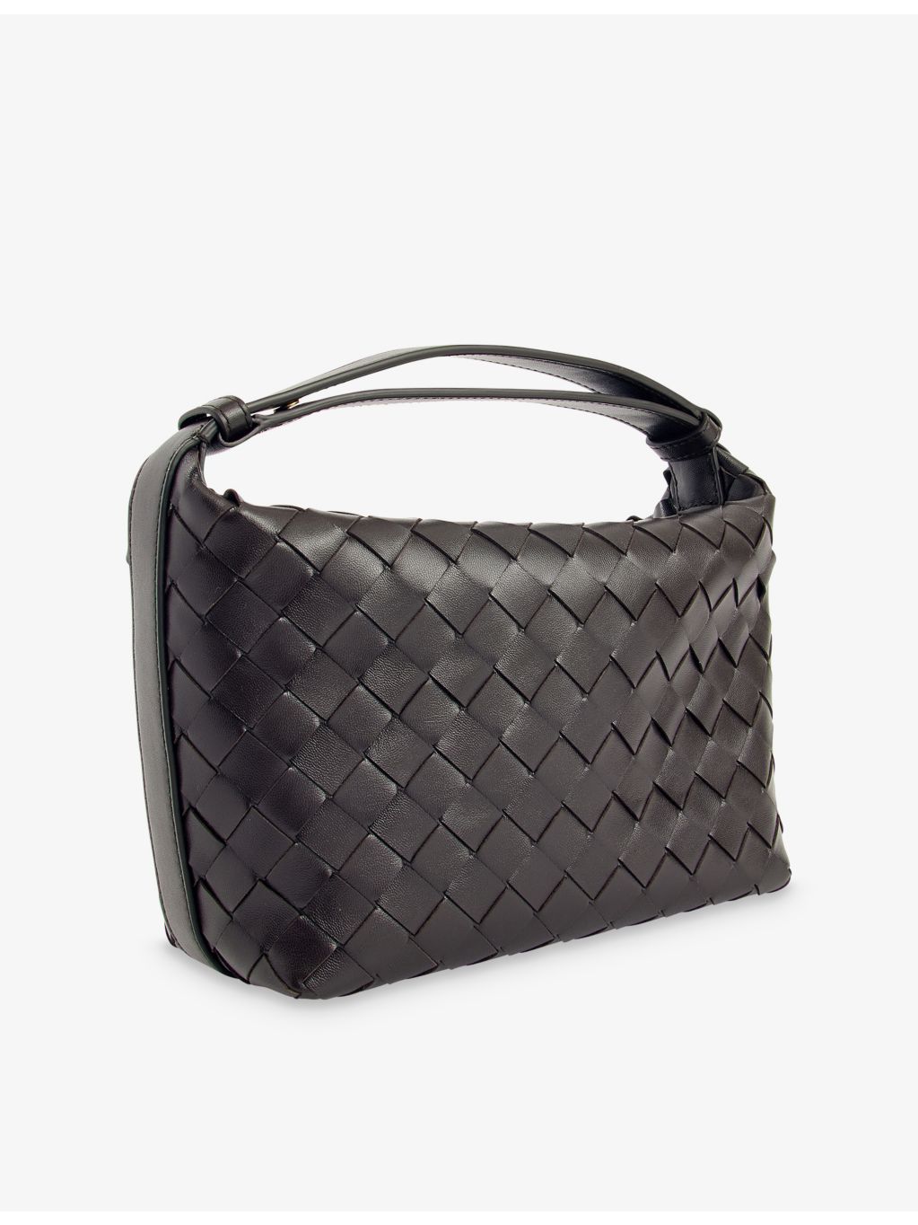 Bottega Veneta Wallace mini leather top-handle bag (British brand)