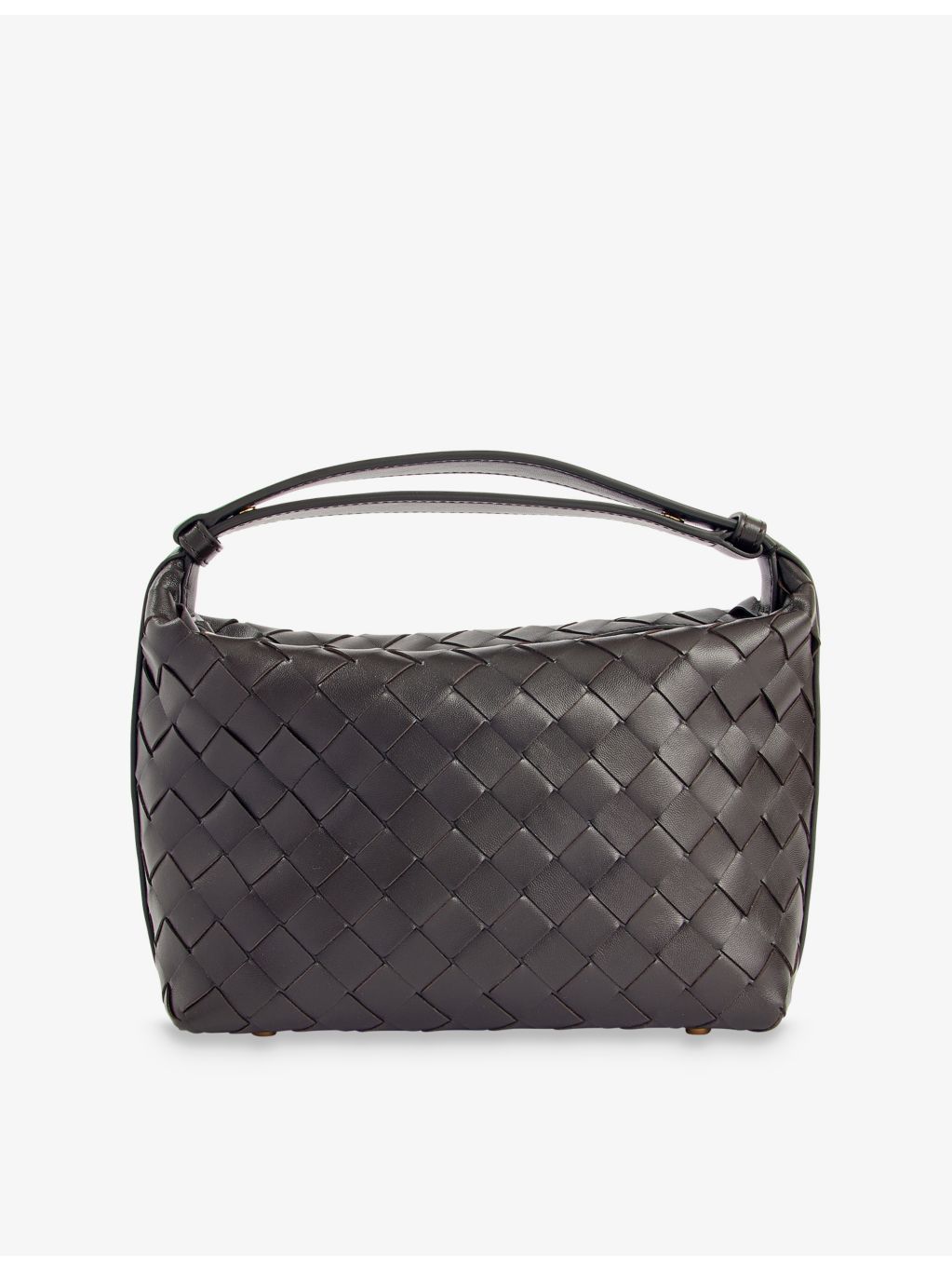 Bottega Veneta Wallace mini leather top-handle bag (British brand)