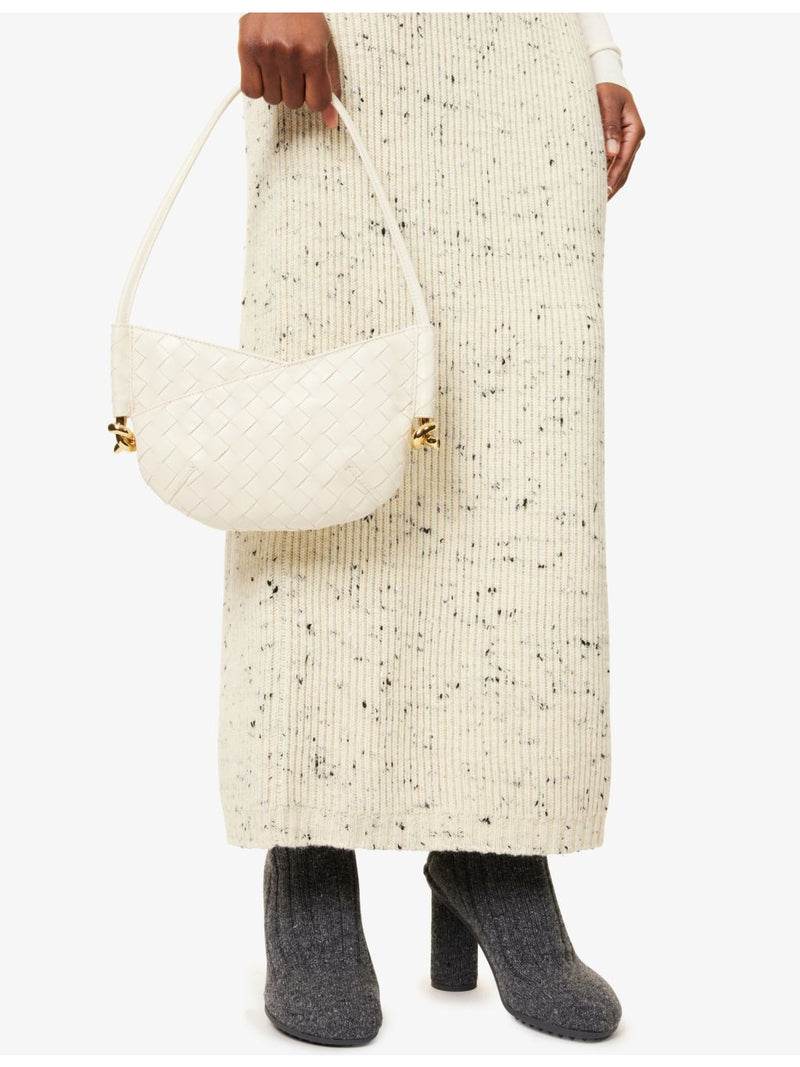 Bottega Veneta mini leather shoulder bag, imported from the UK