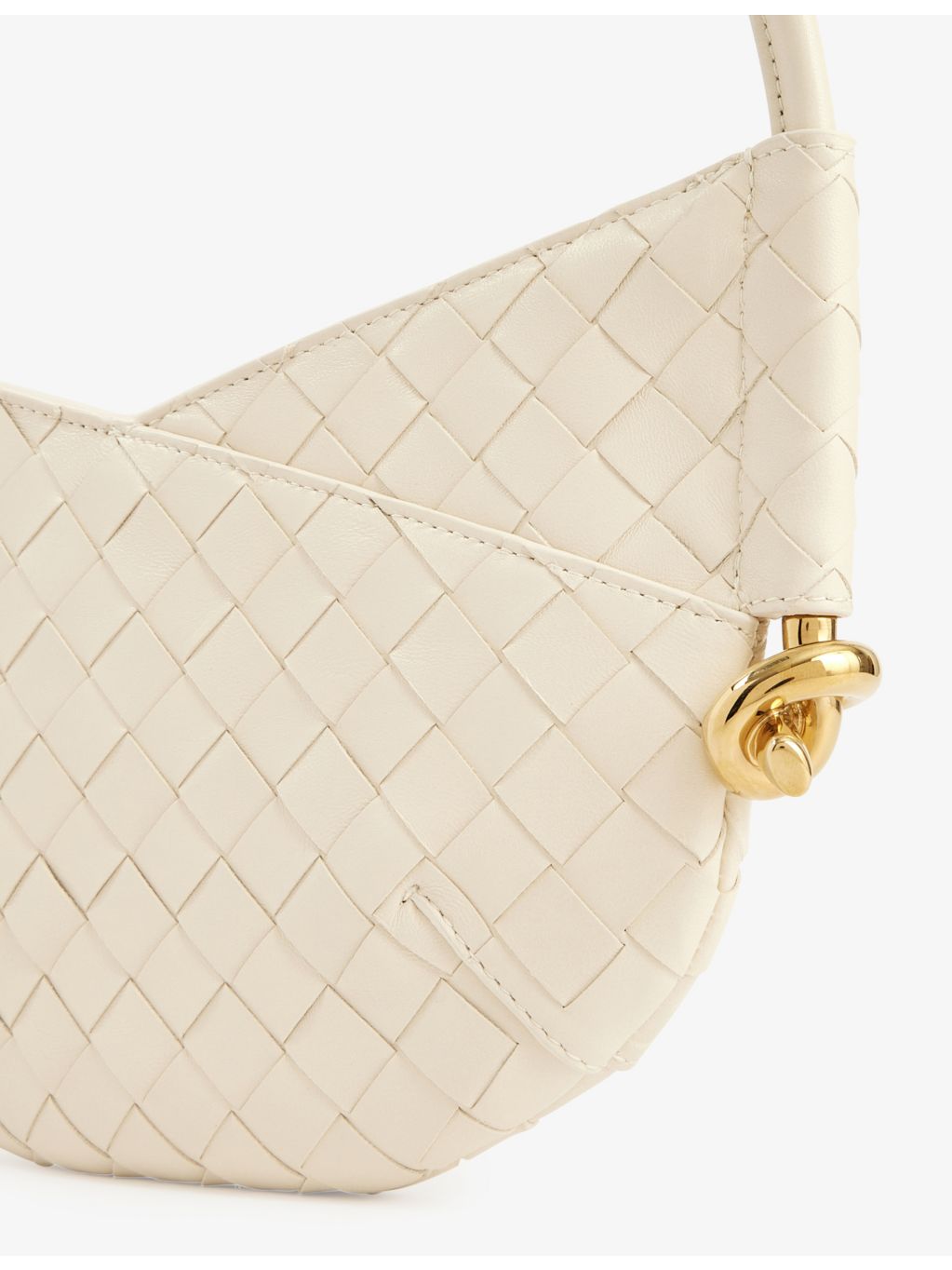 Bottega Veneta mini leather shoulder bag, imported from the UK