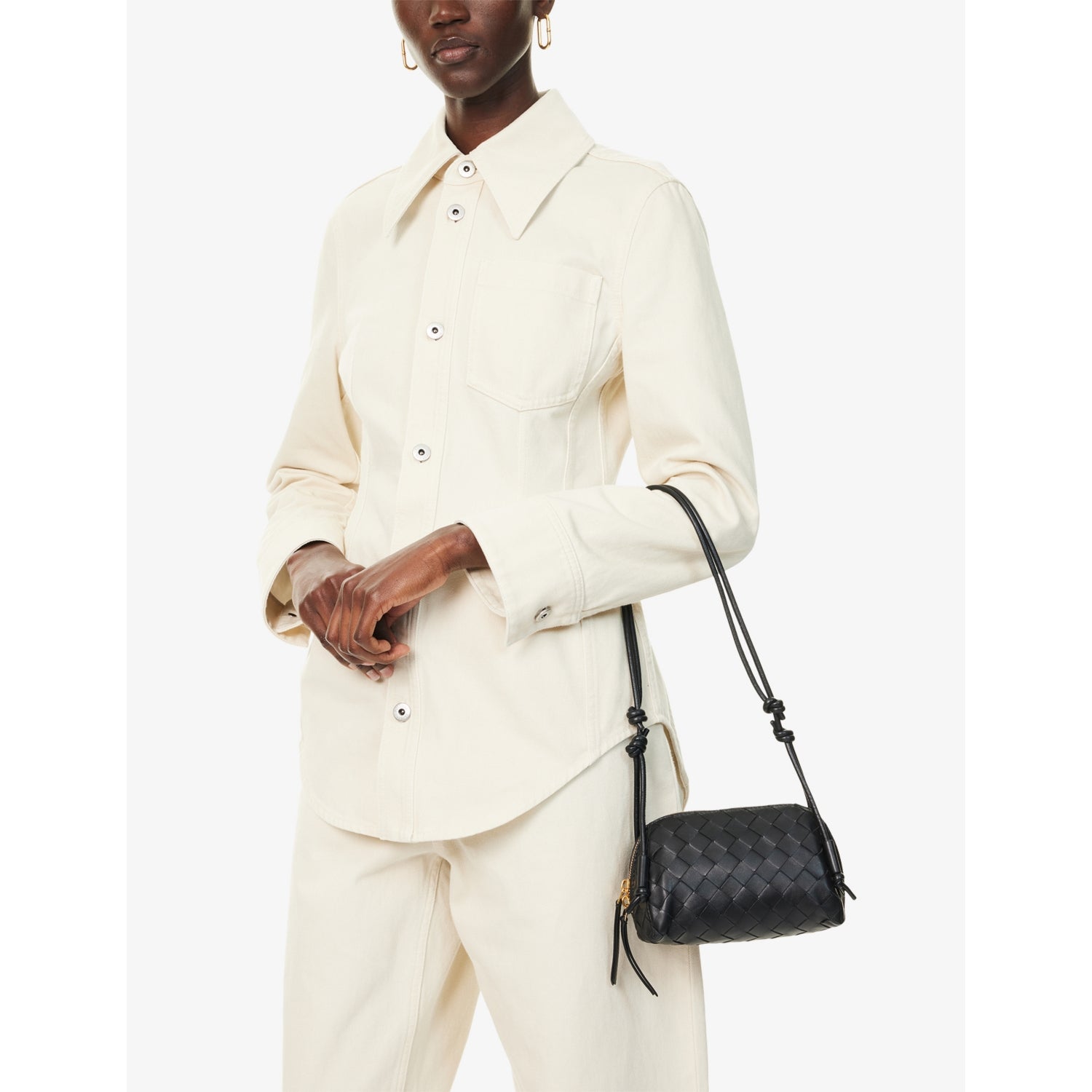 Bottega Veneta Loop Mini leather cross-body bag, UK version
