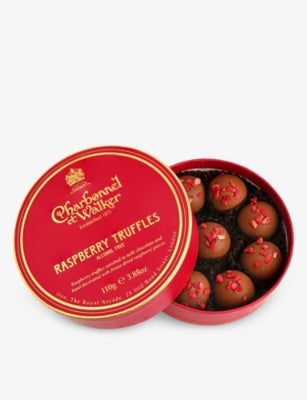 Charbonnel et Walker raspberry milk chocolate truffles 110g - British product