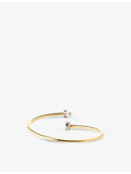 Boucheron Quatre white-edition bracelet in 18ct gold, ceramic and diamonds, UK version