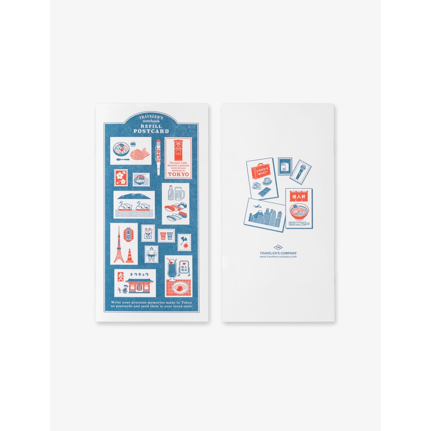 Traveler's Company Tokyo postcard refill (British brand)