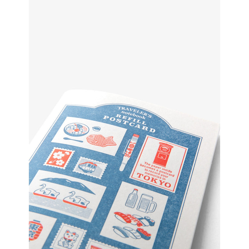 Traveler's Company Tokyo postcard refill (British brand)