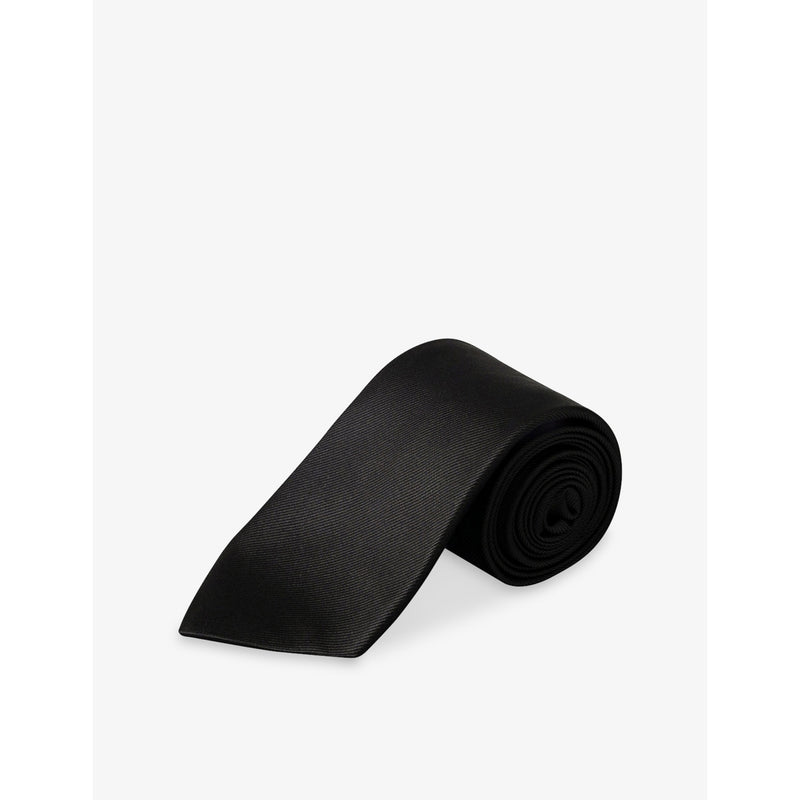 Eton textured silk tie - British product