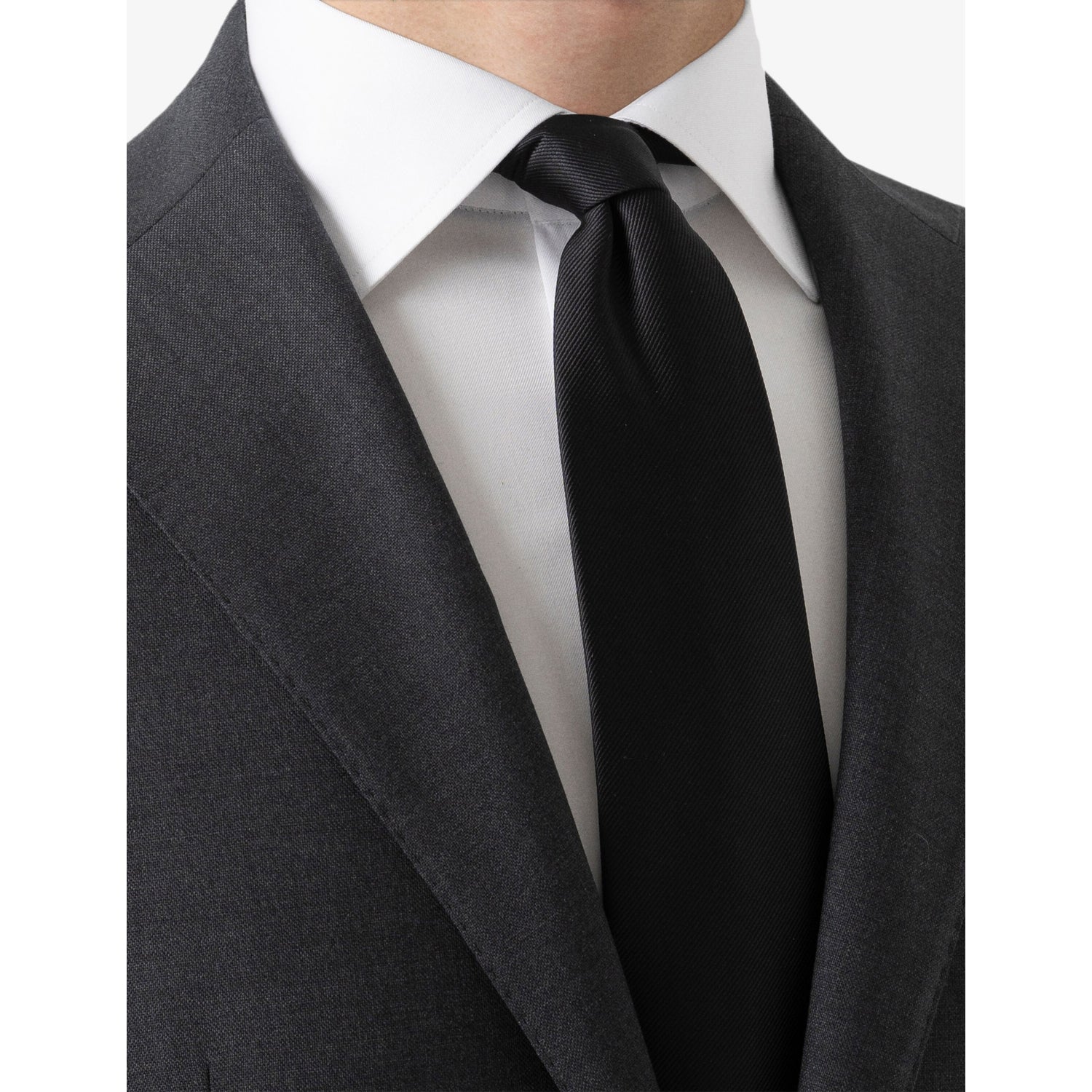 Eton textured silk tie - British product