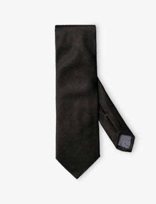 Eton textured silk tie - British product