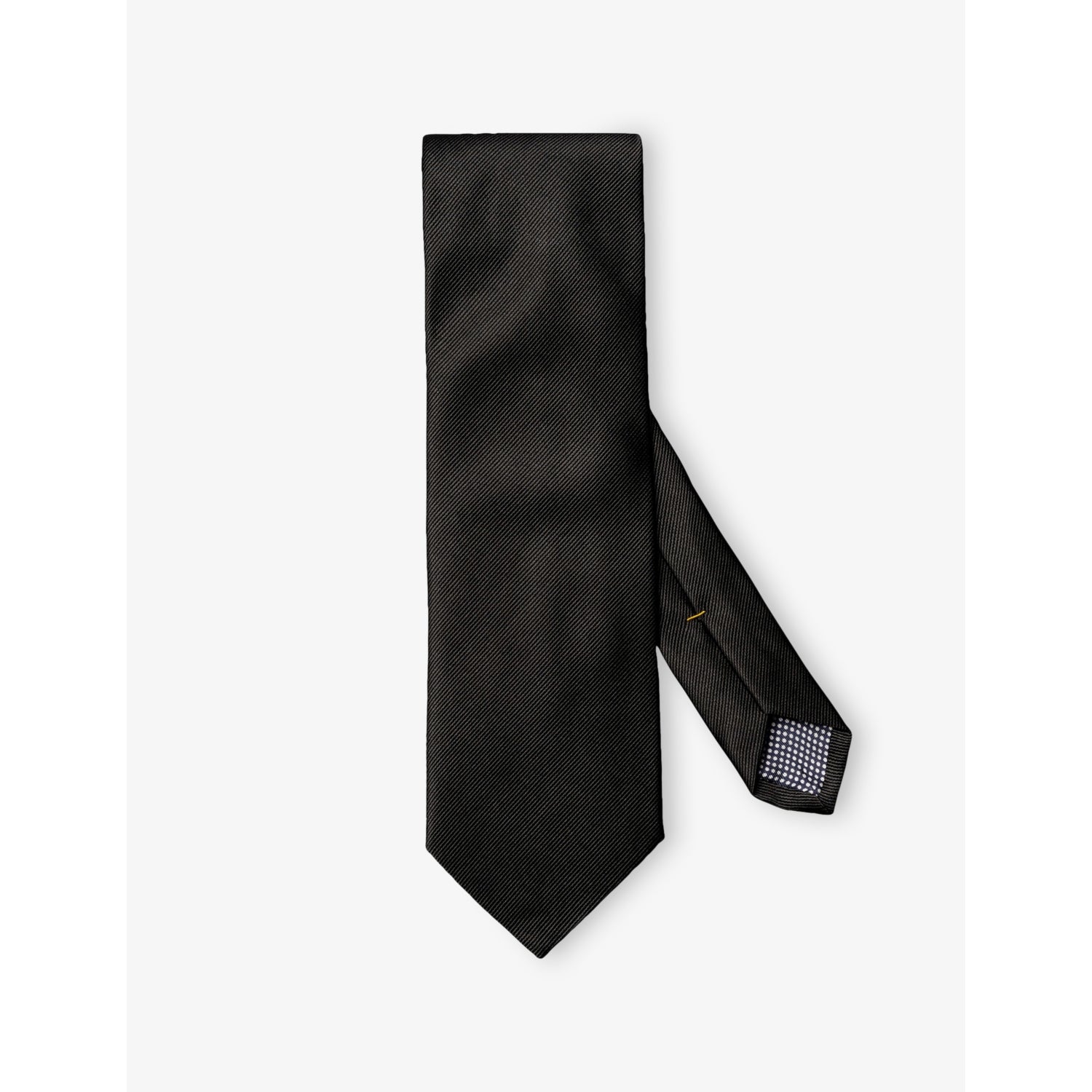 Textured Silk Tie - BLACK