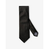 Textured Silk Tie - BLACK