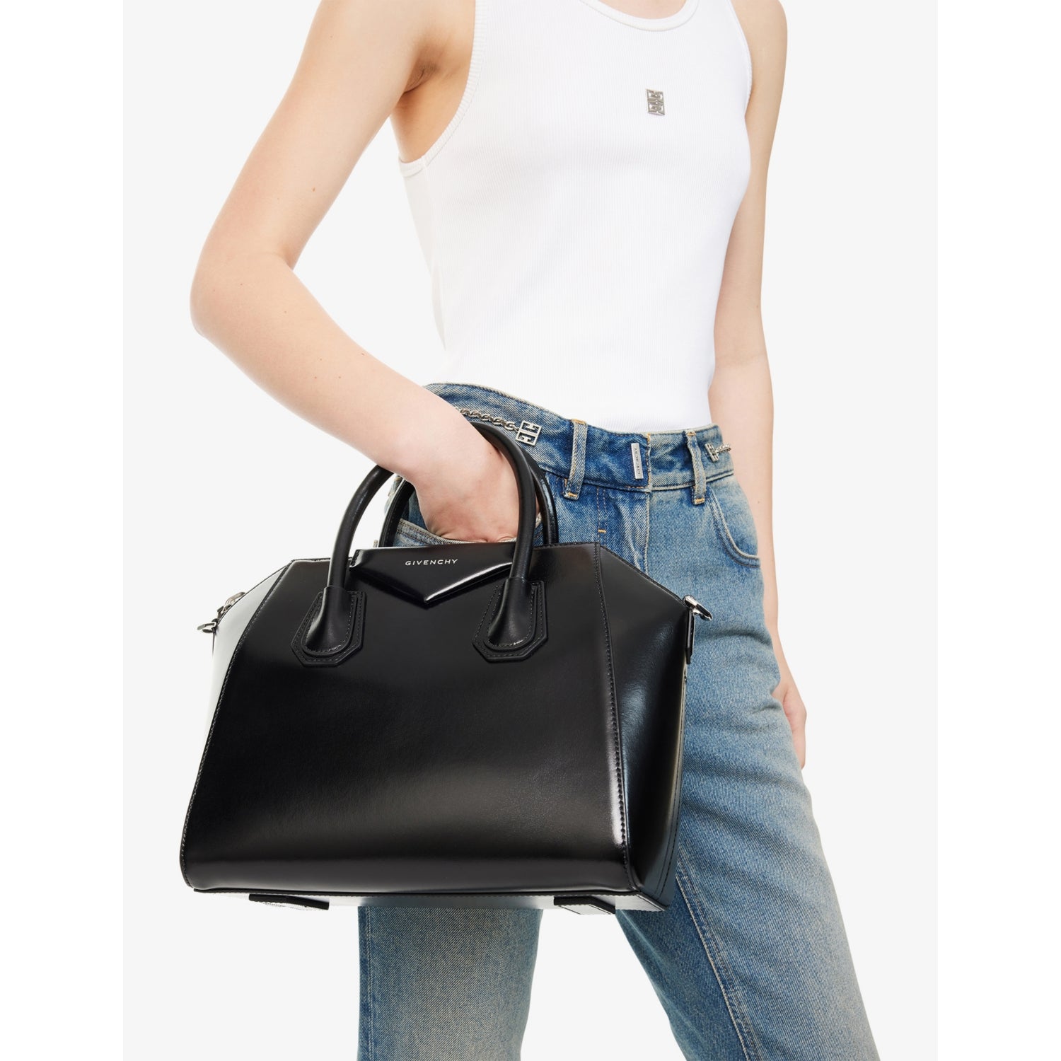 Givenchy Antigona small top-handle bag, imported from the UK