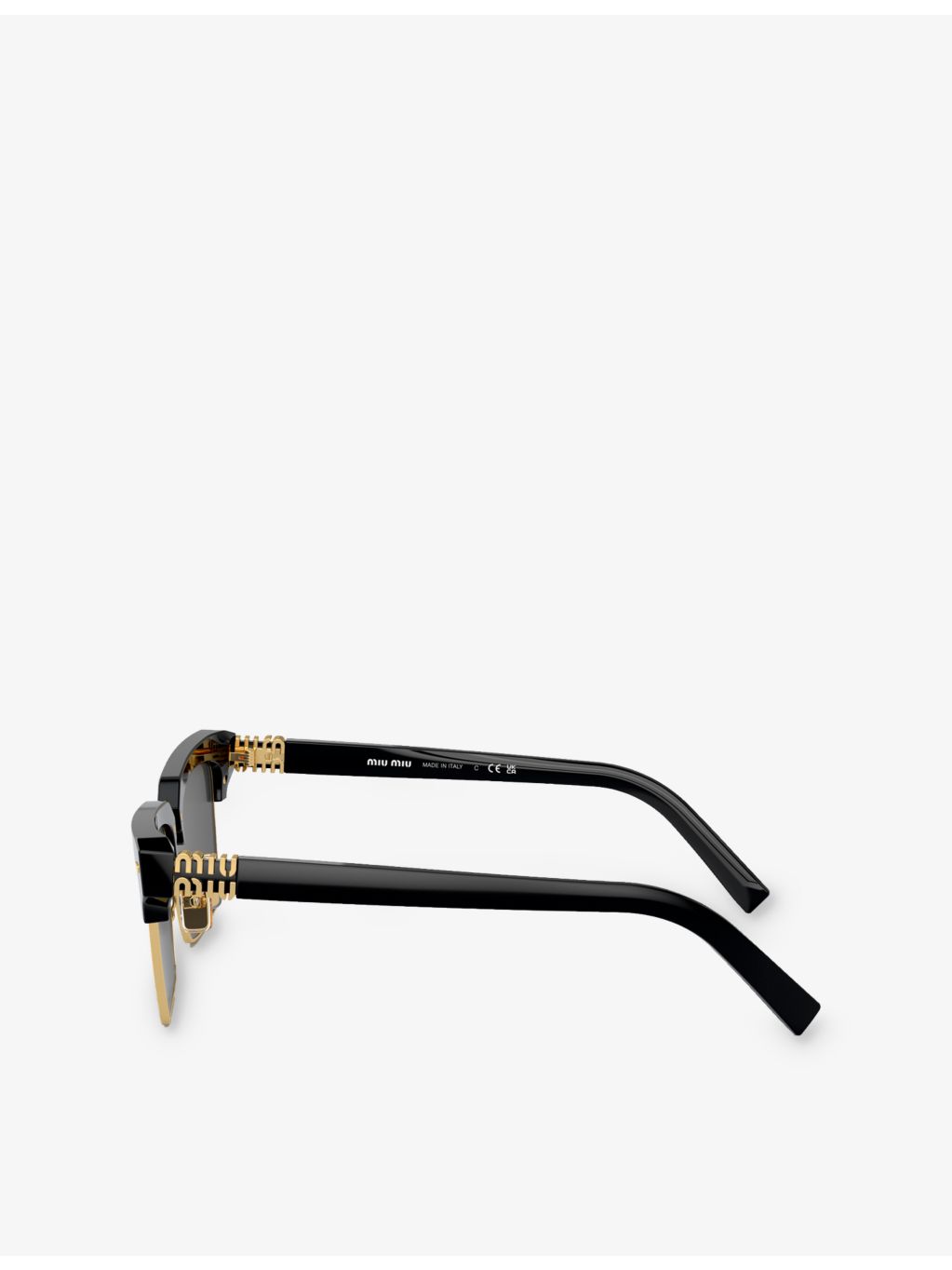 Miu Miu acetate sunglasses rectangle frame MU 10ZS - British product