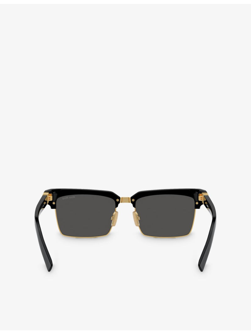 Miu Miu acetate sunglasses rectangle frame MU 10ZS - British product