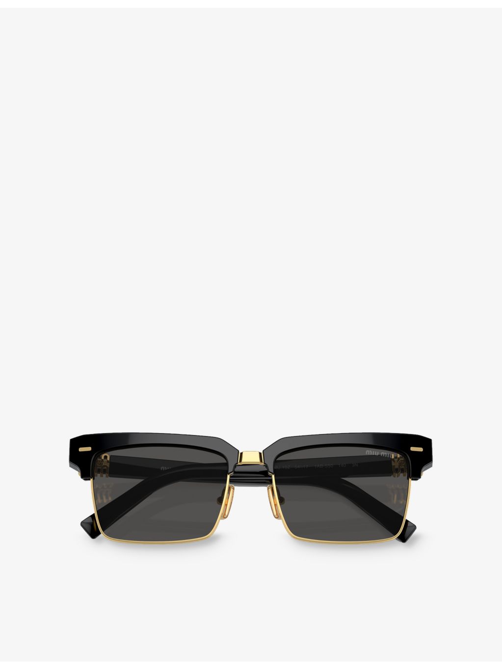 Miu Miu acetate sunglasses rectangle frame MU 10ZS - British product