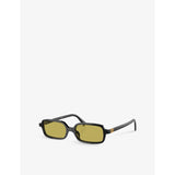 Miu Miu rectangle-frame acetate sunglasses 51mm - British product