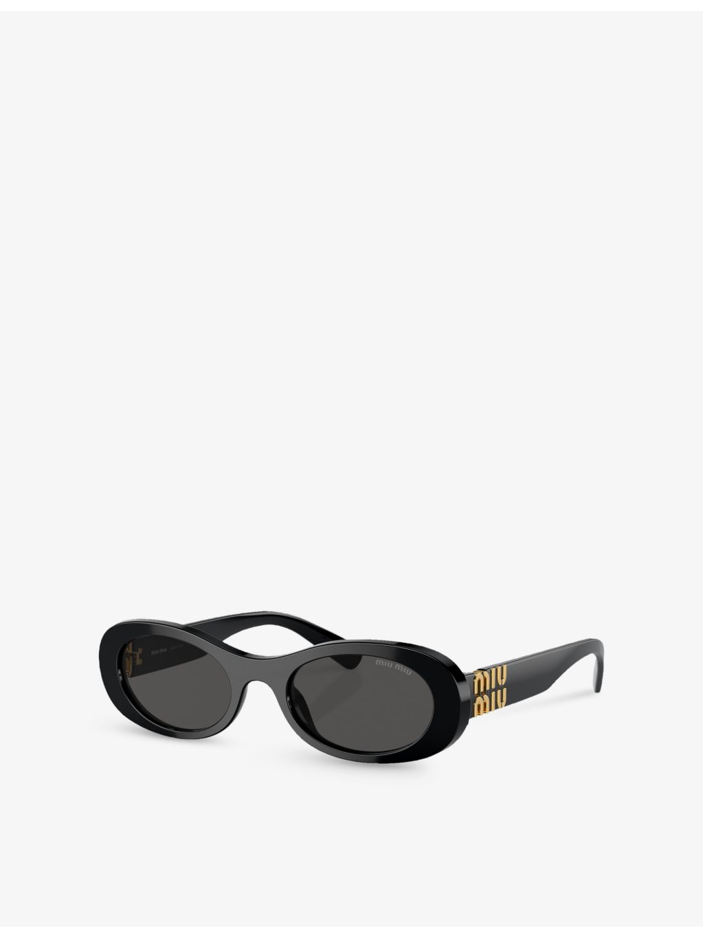 Miu Miu oval-frame acetate sunglasses MU 06ZS (British brand)