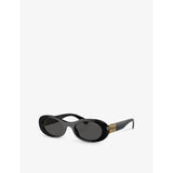 Miu Miu oval-frame acetate sunglasses MU 06ZS (British brand)