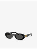 Miu Miu oval-frame acetate sunglasses MU 06ZS (British brand)