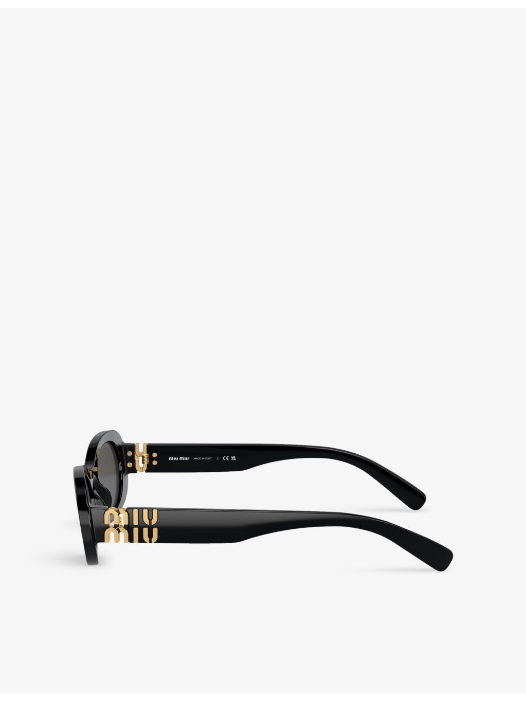 Miu Miu oval-frame acetate sunglasses MU 06ZS (British brand)