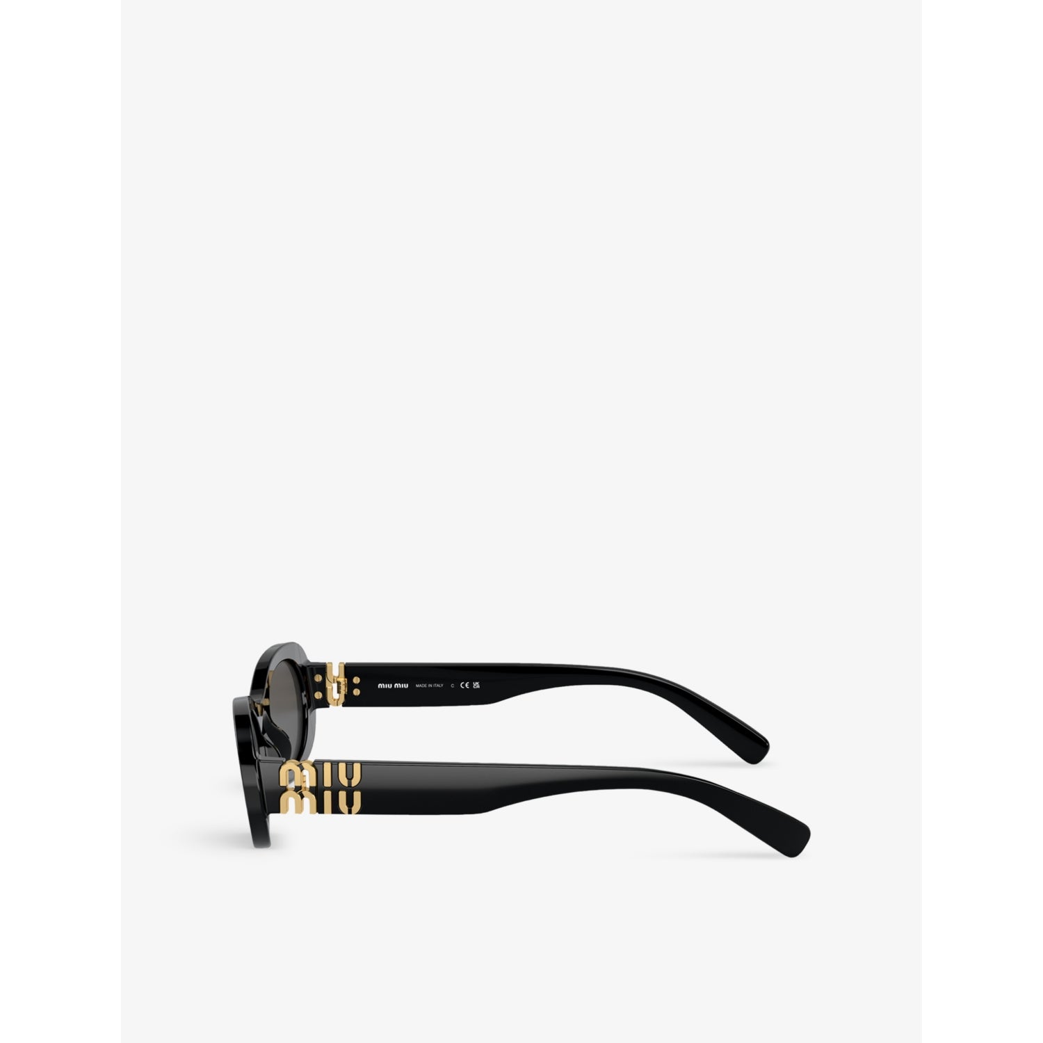 Miu Miu oval-frame acetate sunglasses MU 06ZS (British brand)