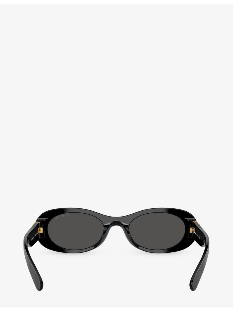 Miu Miu oval-frame acetate sunglasses MU 06ZS (British brand)