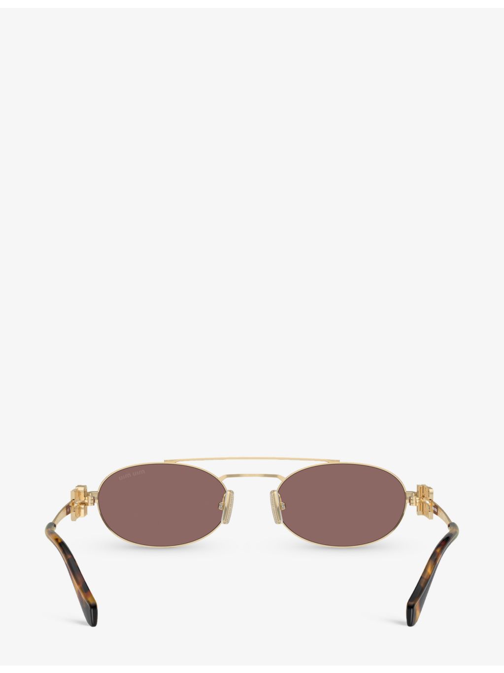 Miu Miu oval metal sunglasses MU 54ZS (British brand)