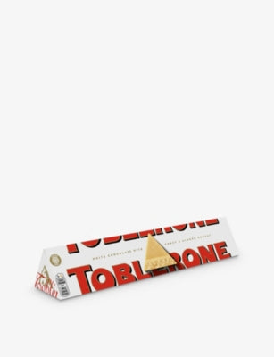 Toblerone white chocolate and nougat bar 360g, imported from the UK