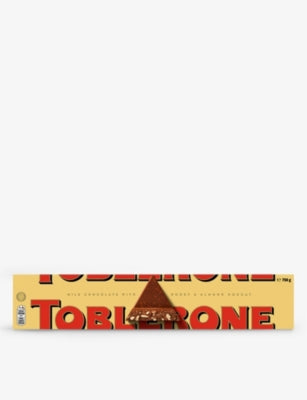 Toblerone milk chocolate and nougat bar 750g - British product