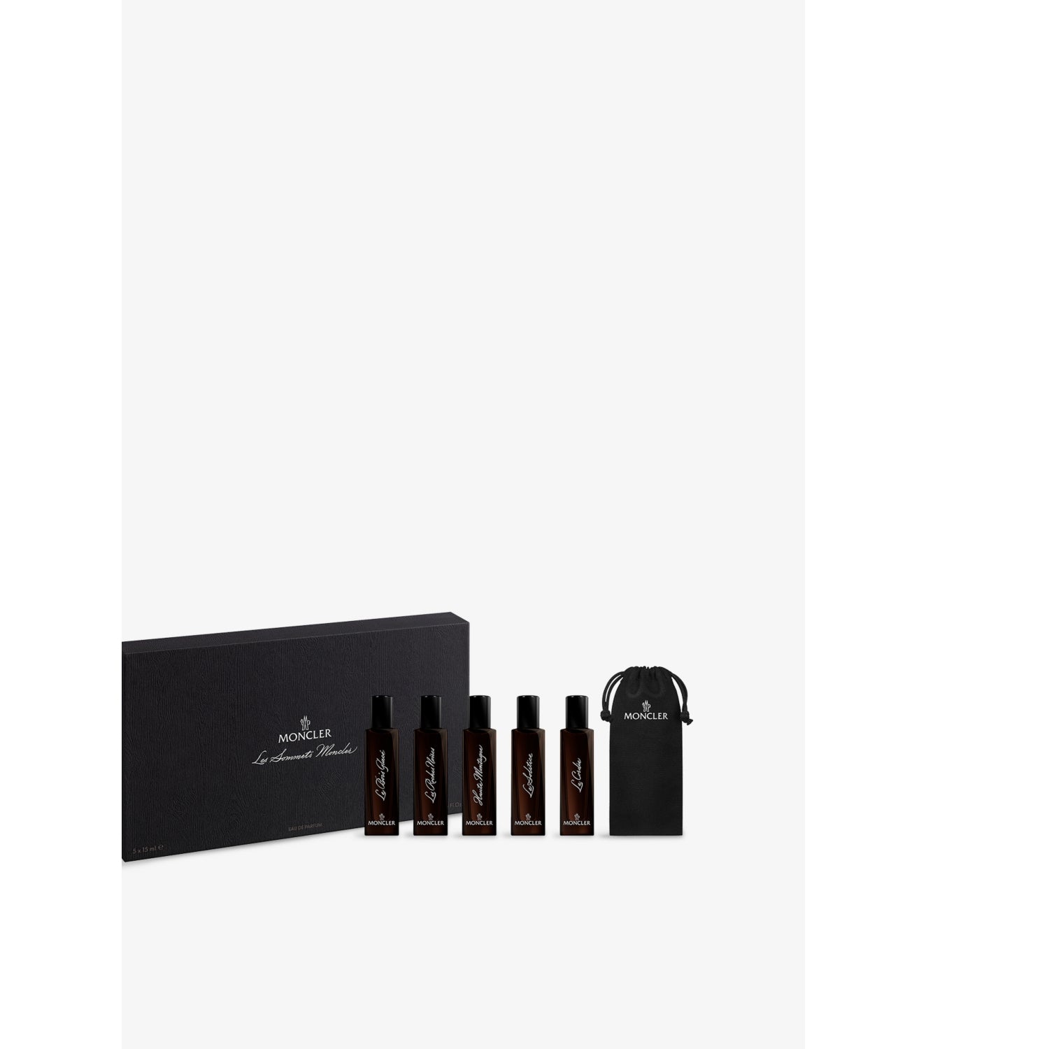 Moncler Le Sommet eau de parfum gift set 5 x 15ml (British brand)