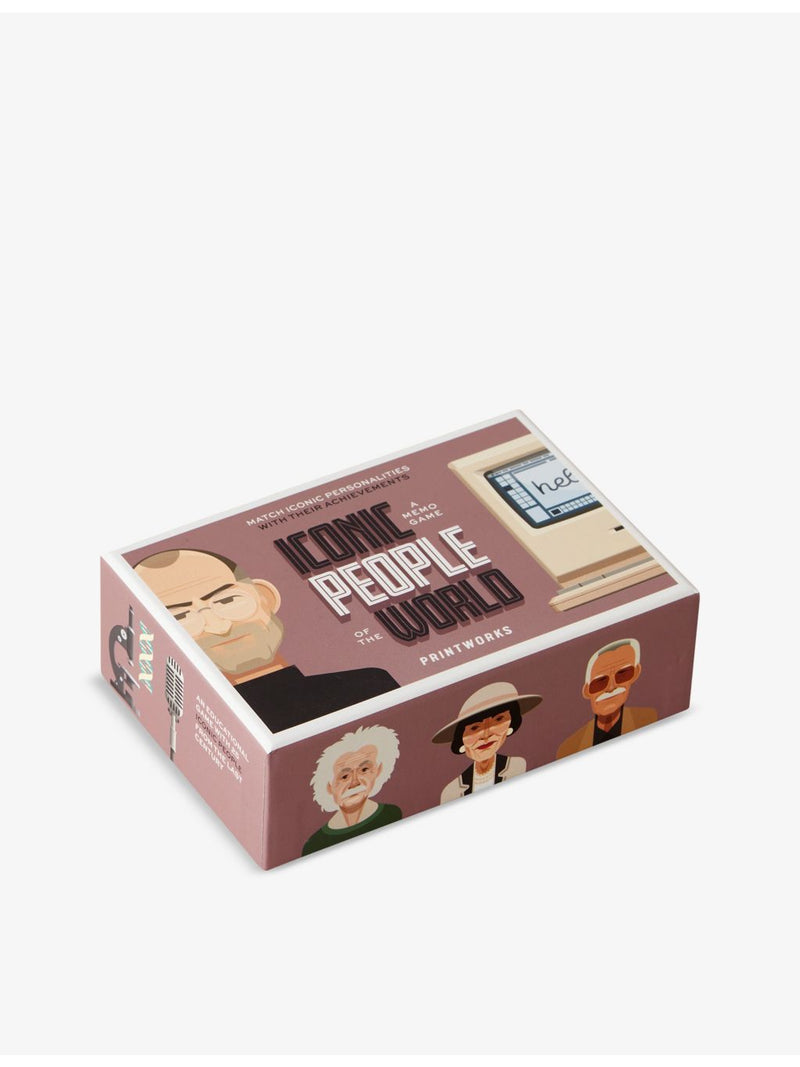 Printworks Iconic People memo card game 50 cards - British product