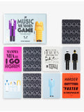 Printworks Iconic Music Memo card game 50 cards (British brand)