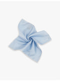 Reiss contrast-piping satin pocket square 32cm (British brand)