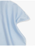 Reiss contrast-piping satin pocket square 32cm (British brand)
