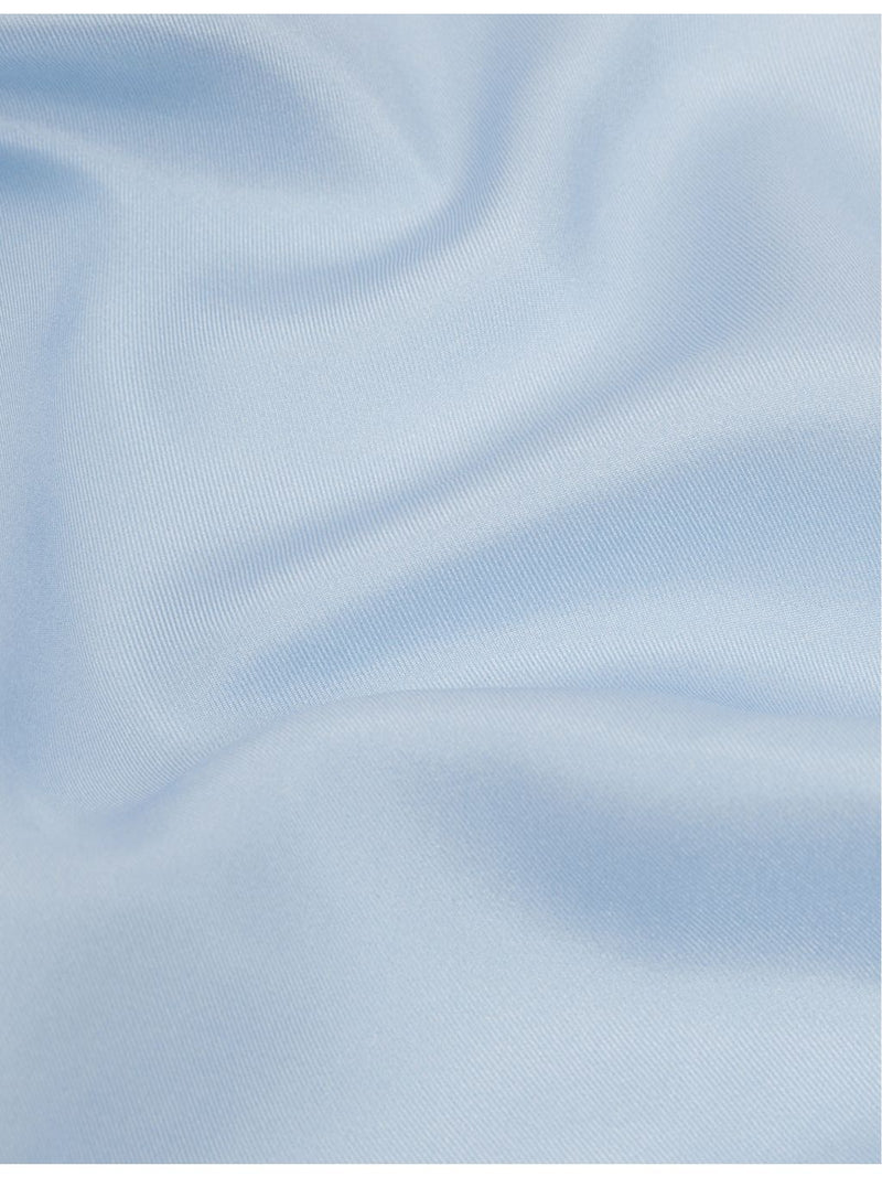 Reiss contrast-piping satin pocket square 32cm (British brand)