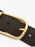 Reiss half-keeper suede belt, UK version