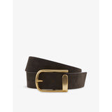 Iyla half-keeper suede belt - XS
