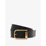 Iyla half-keeper leather belt - BLACK - XS