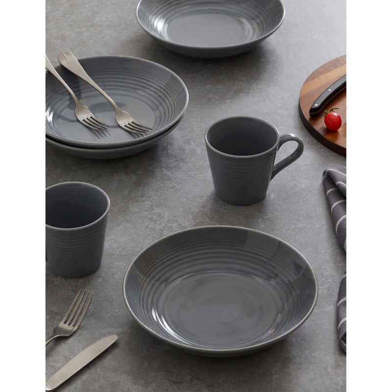 Gordon Ramsay Maze stoneware pasta bowls set of four 24cm (British brand)