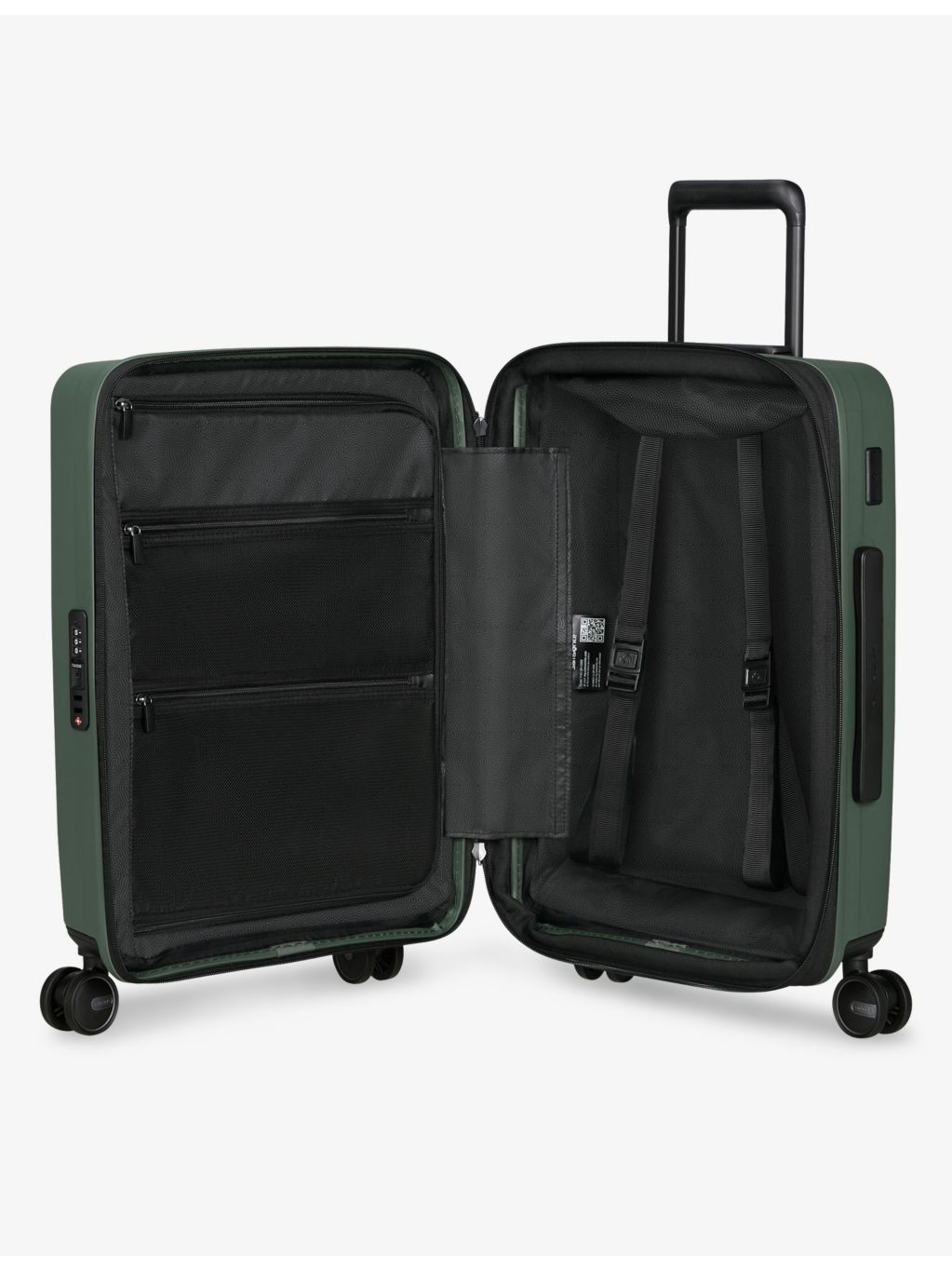 Samsonite StackD Spinner hard-shell cabin suitcase 55cm - British product