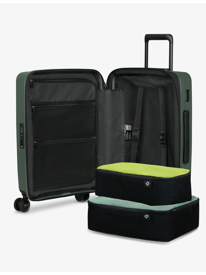 Samsonite StackD Spinner hard-shell cabin suitcase 55cm - British product