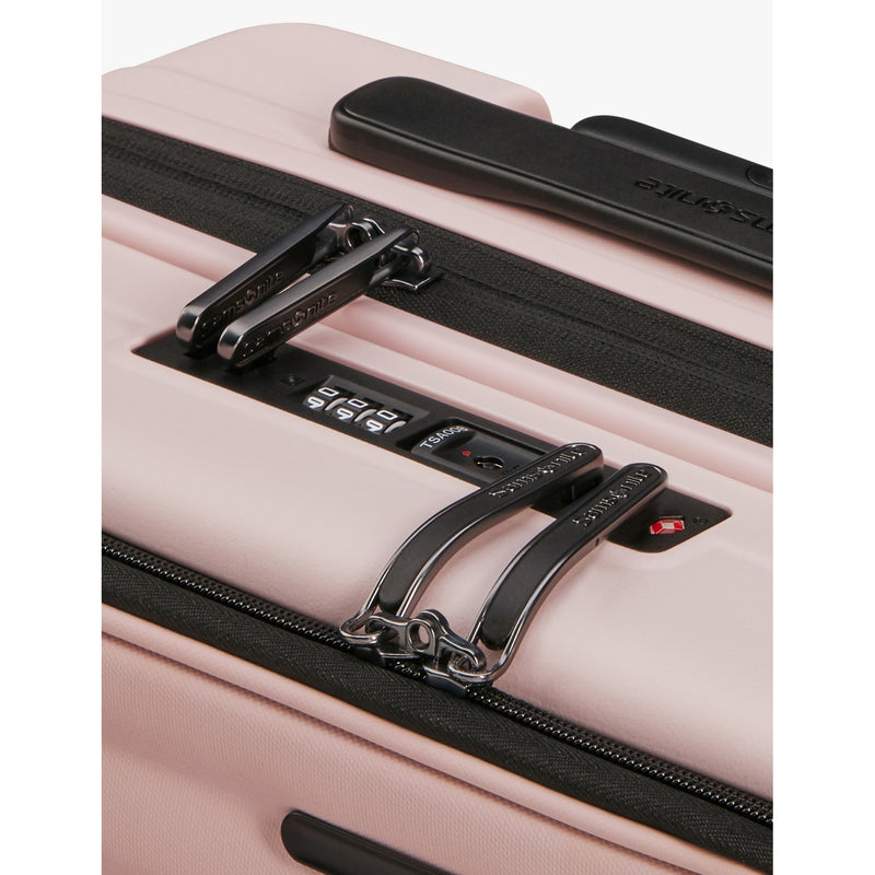 Samsonite hard-shell spinner suitcase 55cm expandable (British brand)